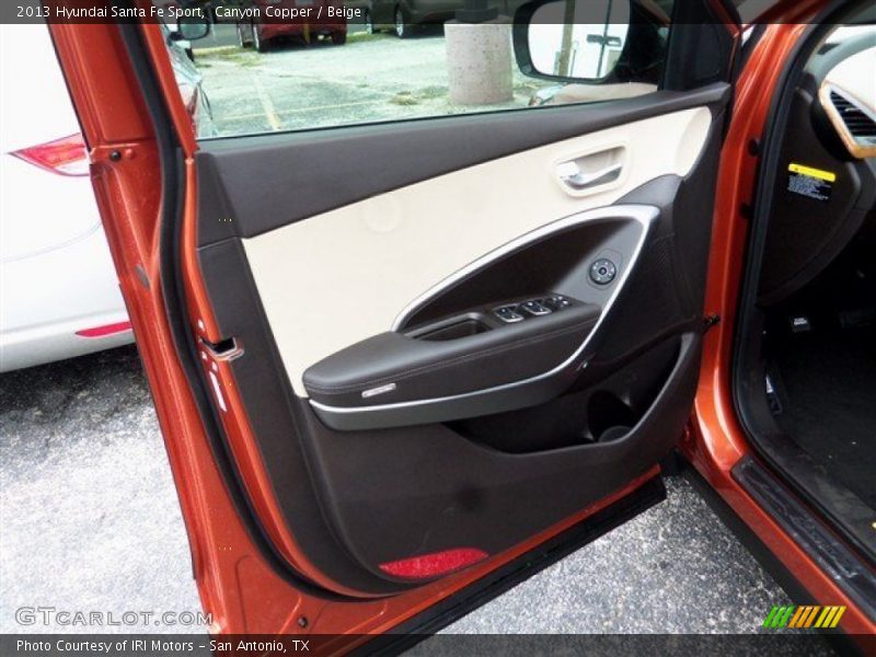 Canyon Copper / Beige 2013 Hyundai Santa Fe Sport