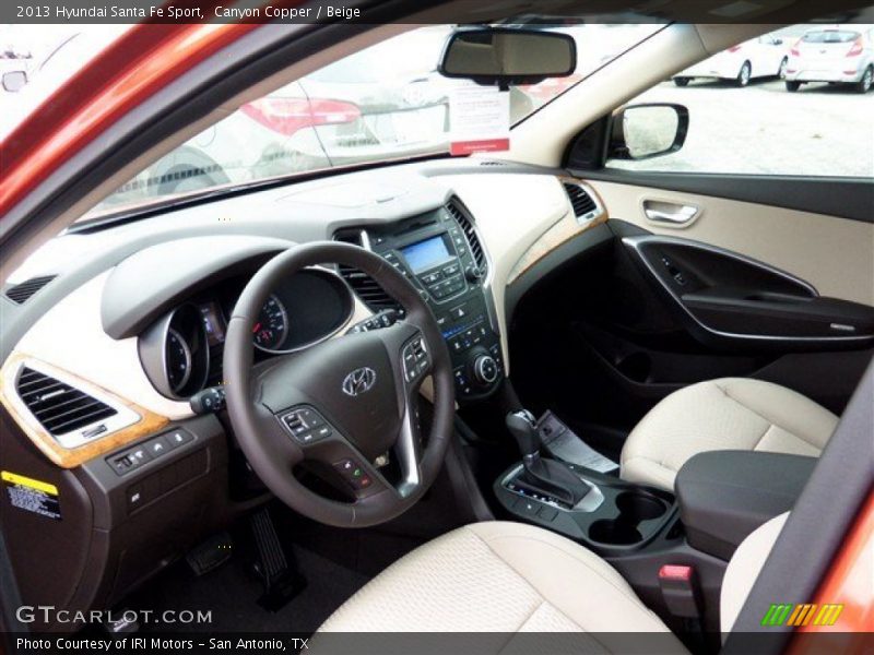 Canyon Copper / Beige 2013 Hyundai Santa Fe Sport