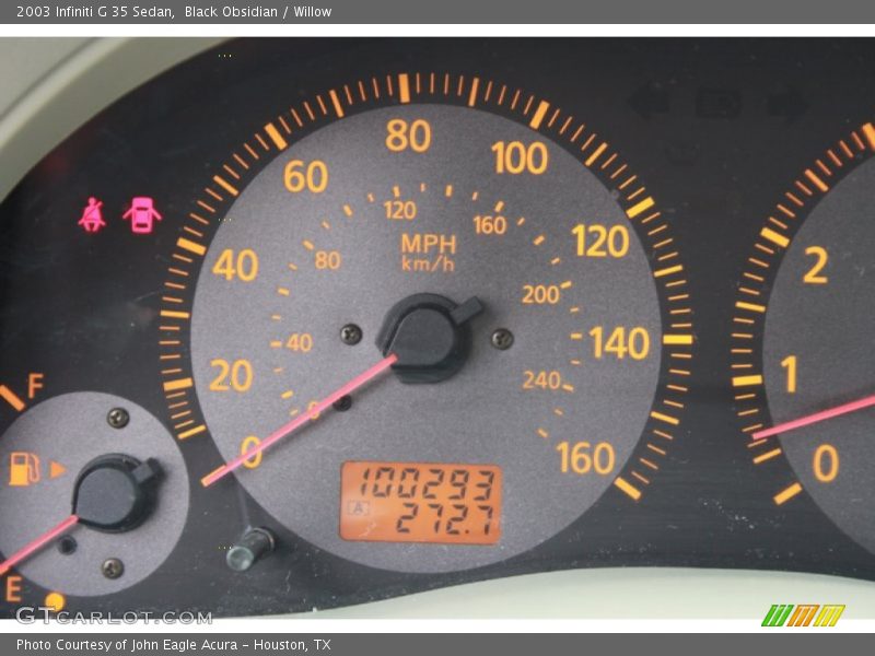 Black Obsidian / Willow 2003 Infiniti G 35 Sedan