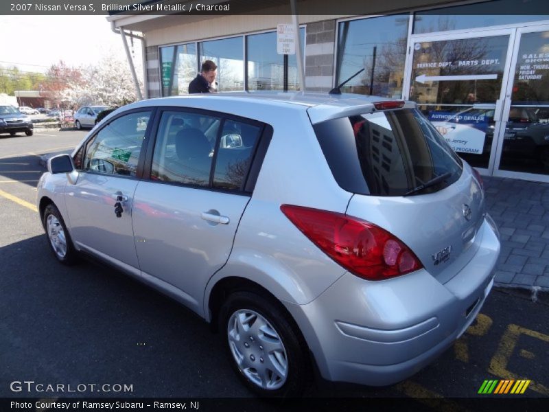 Brilliant Silver Metallic / Charcoal 2007 Nissan Versa S