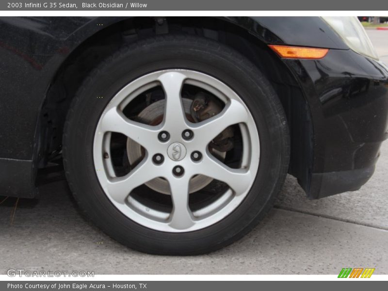 Black Obsidian / Willow 2003 Infiniti G 35 Sedan