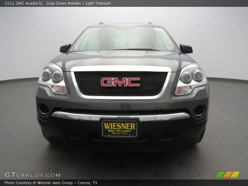 Gray Green Metallic / Light Titanium 2011 GMC Acadia SL