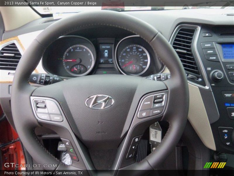 Canyon Copper / Beige 2013 Hyundai Santa Fe Sport