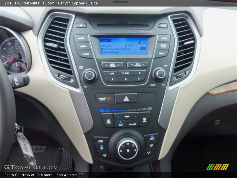 Canyon Copper / Beige 2013 Hyundai Santa Fe Sport