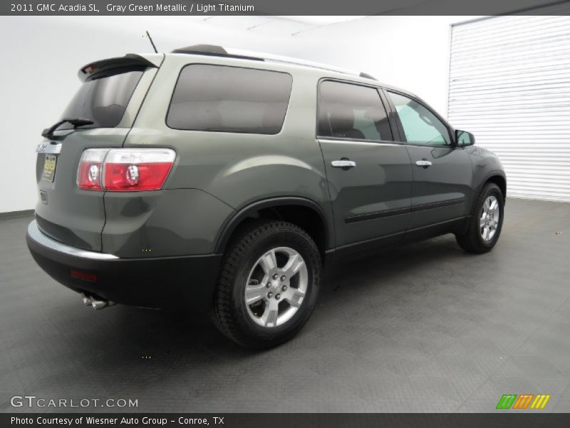 Gray Green Metallic / Light Titanium 2011 GMC Acadia SL