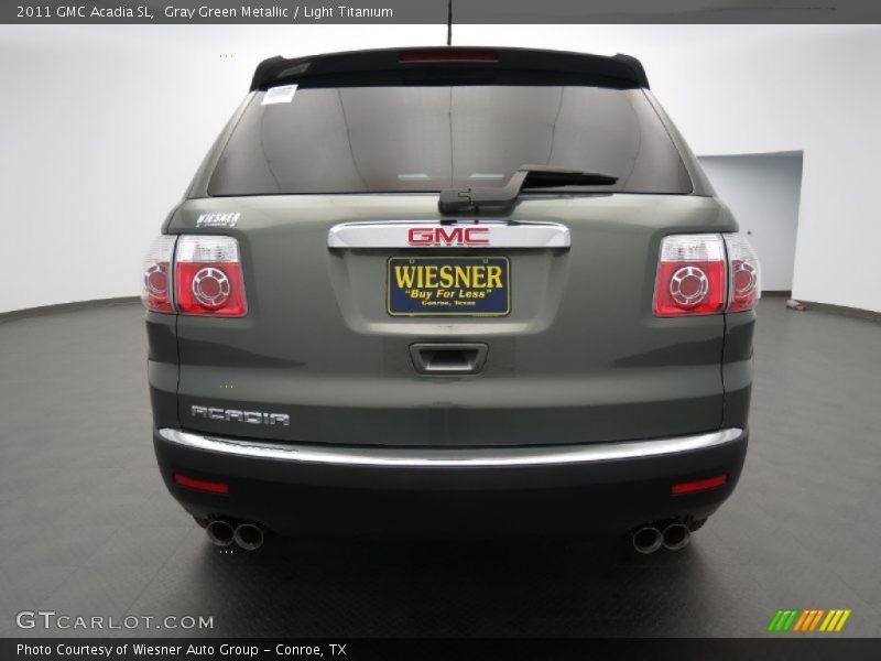 Gray Green Metallic / Light Titanium 2011 GMC Acadia SL