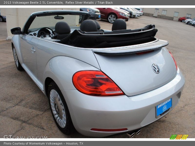 Reflex Silver Metallic / Titan Black 2013 Volkswagen Beetle 2.5L Convertible