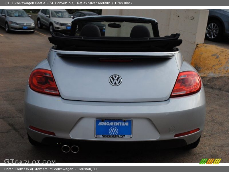 Reflex Silver Metallic / Titan Black 2013 Volkswagen Beetle 2.5L Convertible