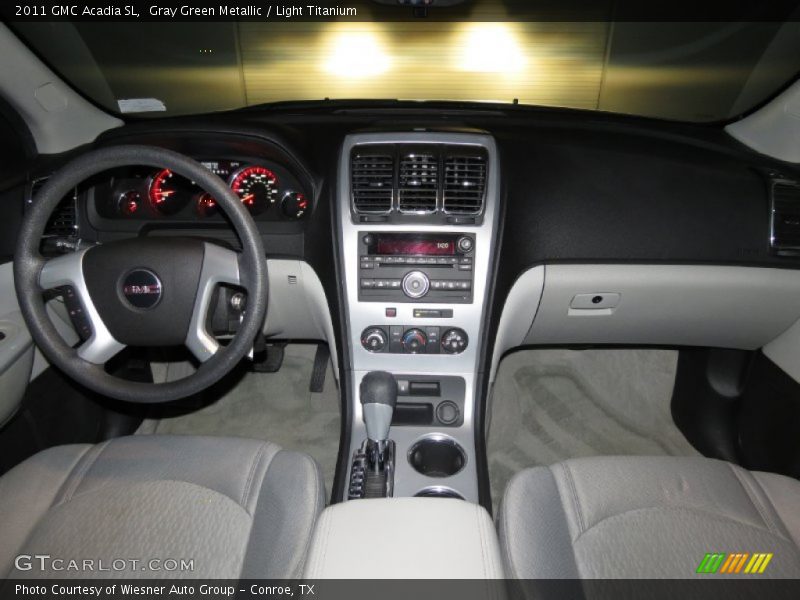 Dashboard of 2011 Acadia SL