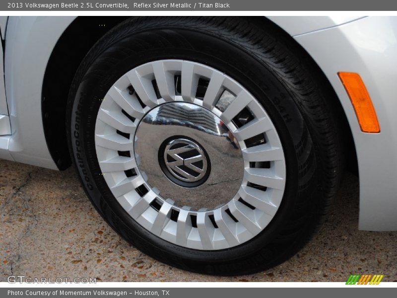 Reflex Silver Metallic / Titan Black 2013 Volkswagen Beetle 2.5L Convertible