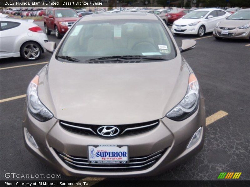 Desert Bronze / Beige 2013 Hyundai Elantra Limited