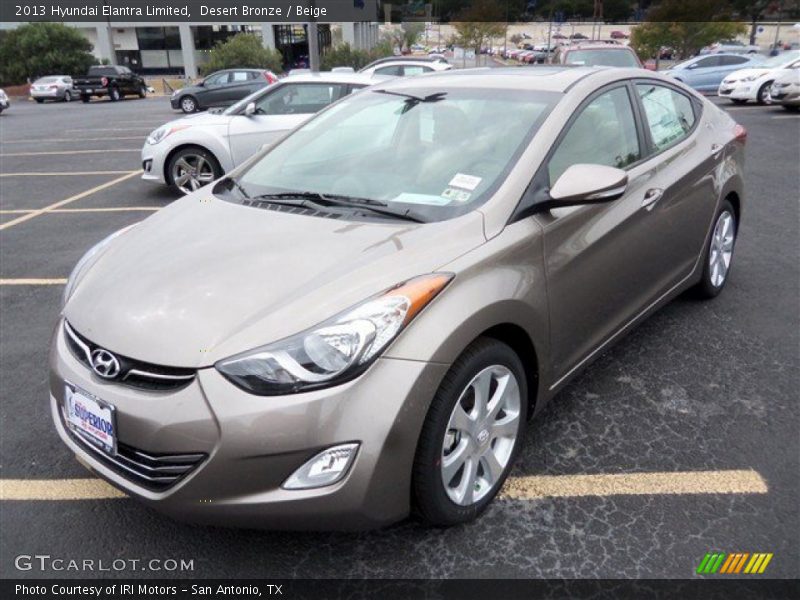Desert Bronze / Beige 2013 Hyundai Elantra Limited