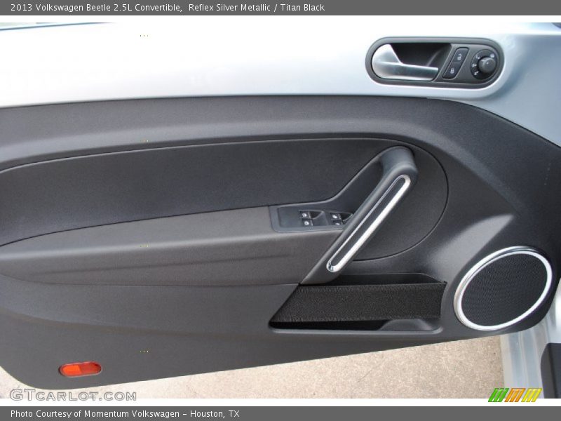 Reflex Silver Metallic / Titan Black 2013 Volkswagen Beetle 2.5L Convertible
