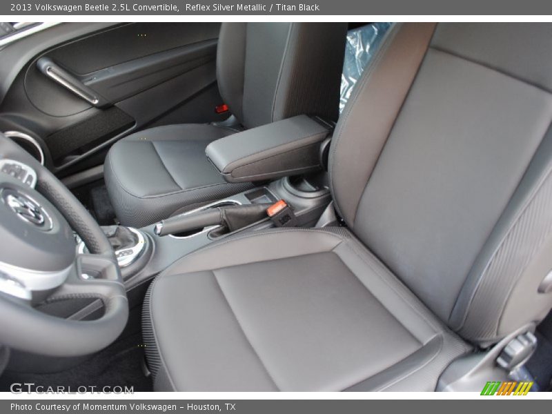 Reflex Silver Metallic / Titan Black 2013 Volkswagen Beetle 2.5L Convertible