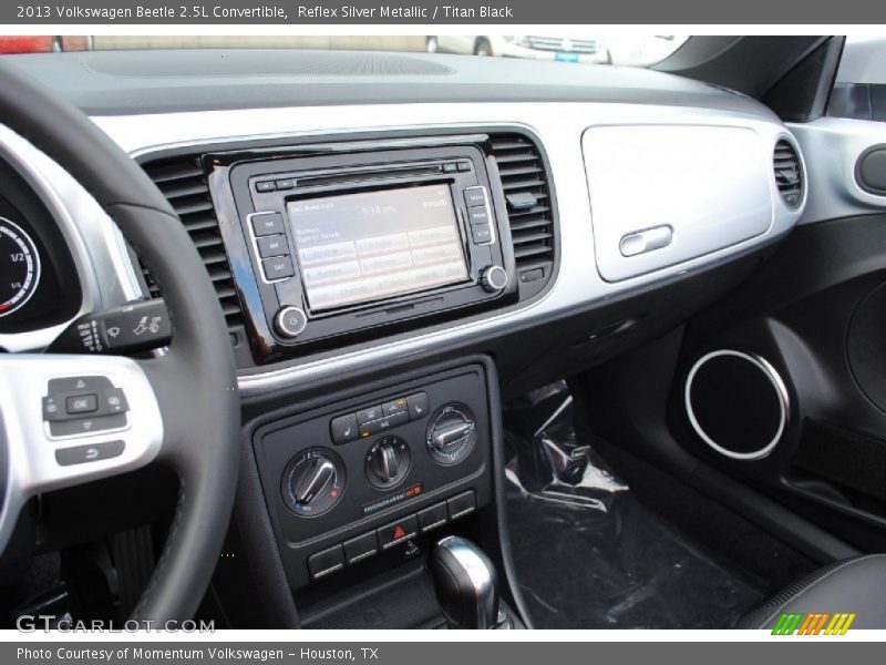 Reflex Silver Metallic / Titan Black 2013 Volkswagen Beetle 2.5L Convertible