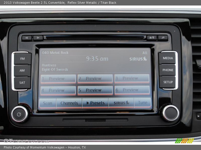 Reflex Silver Metallic / Titan Black 2013 Volkswagen Beetle 2.5L Convertible
