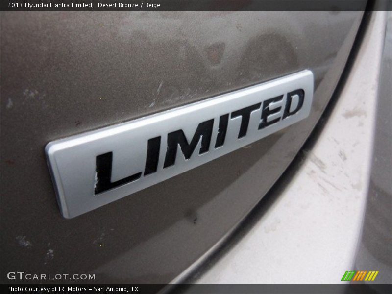 Desert Bronze / Beige 2013 Hyundai Elantra Limited