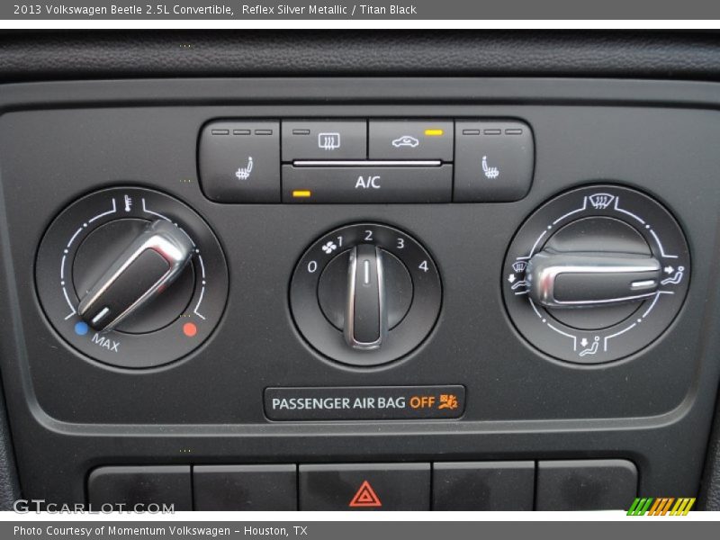 Reflex Silver Metallic / Titan Black 2013 Volkswagen Beetle 2.5L Convertible