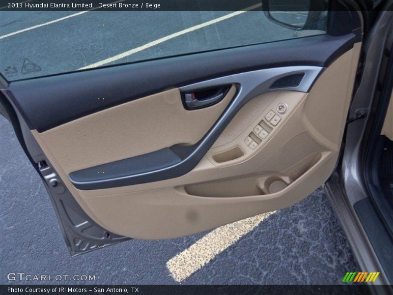 Desert Bronze / Beige 2013 Hyundai Elantra Limited