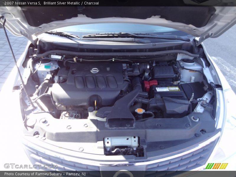 Brilliant Silver Metallic / Charcoal 2007 Nissan Versa S