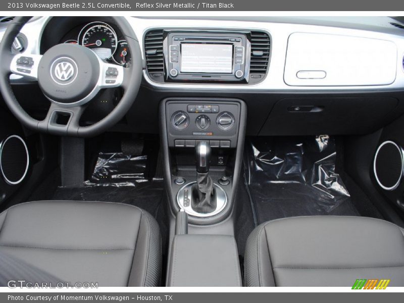 Reflex Silver Metallic / Titan Black 2013 Volkswagen Beetle 2.5L Convertible