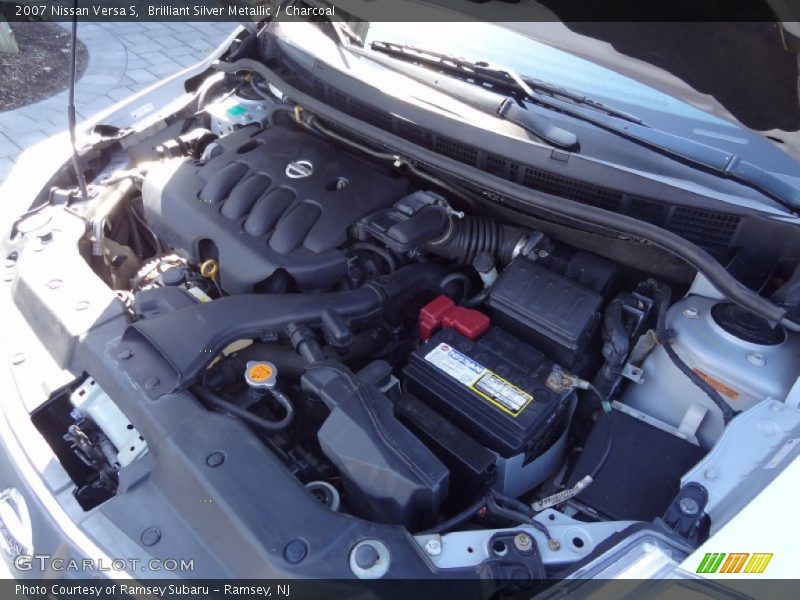 Brilliant Silver Metallic / Charcoal 2007 Nissan Versa S