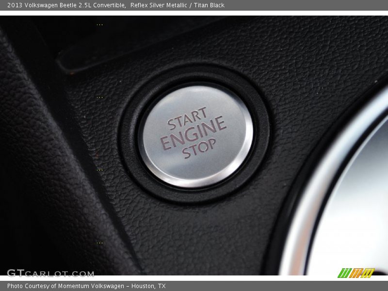 Reflex Silver Metallic / Titan Black 2013 Volkswagen Beetle 2.5L Convertible
