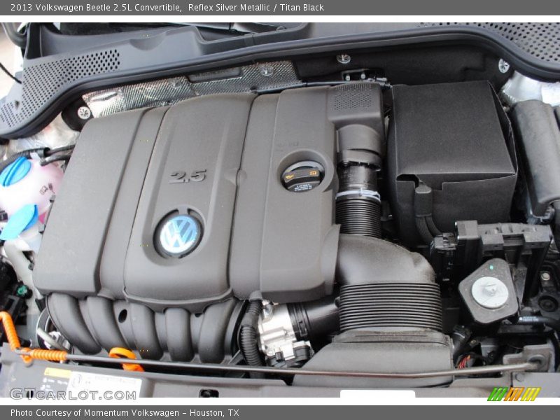 Reflex Silver Metallic / Titan Black 2013 Volkswagen Beetle 2.5L Convertible