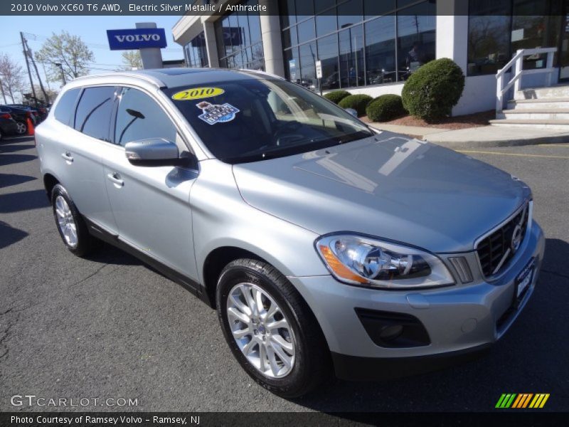 Electric Silver Metallic / Anthracite 2010 Volvo XC60 T6 AWD
