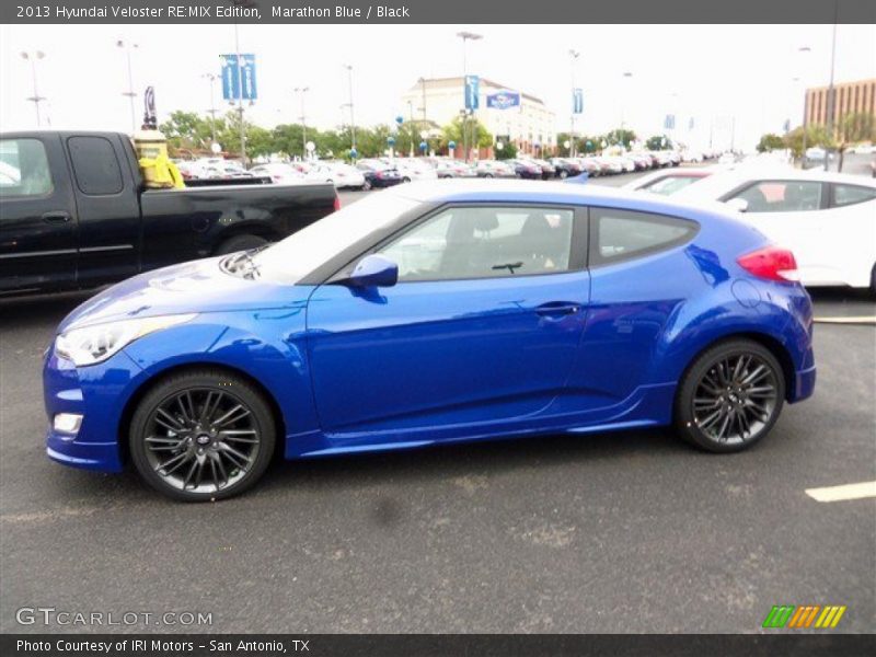 Marathon Blue / Black 2013 Hyundai Veloster RE:MIX Edition