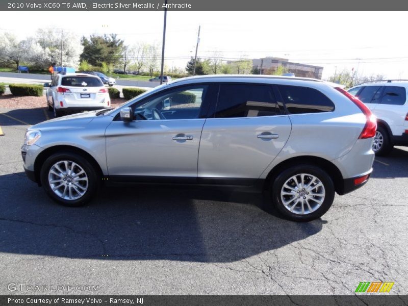 Electric Silver Metallic / Anthracite 2010 Volvo XC60 T6 AWD