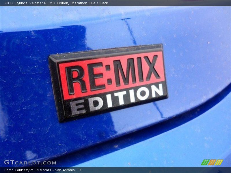 Marathon Blue / Black 2013 Hyundai Veloster RE:MIX Edition
