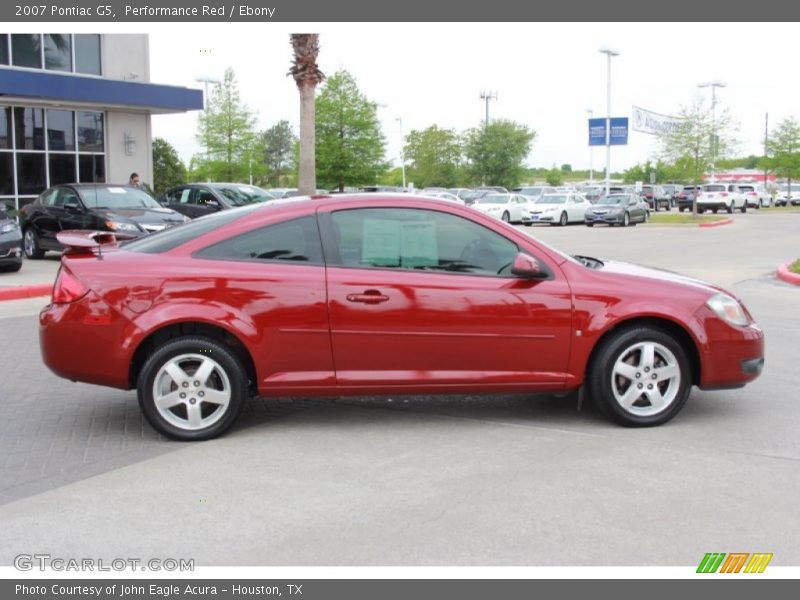 Performance Red / Ebony 2007 Pontiac G5