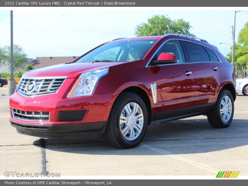 Crystal Red Tintcoat / Shale/Brownstone 2013 Cadillac SRX Luxury FWD