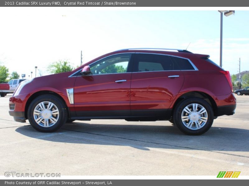 Crystal Red Tintcoat / Shale/Brownstone 2013 Cadillac SRX Luxury FWD
