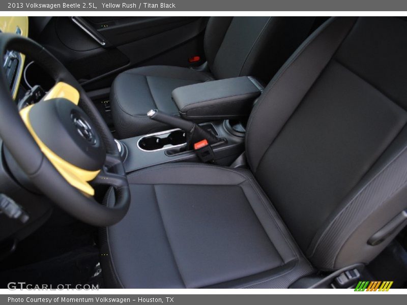 Yellow Rush / Titan Black 2013 Volkswagen Beetle 2.5L