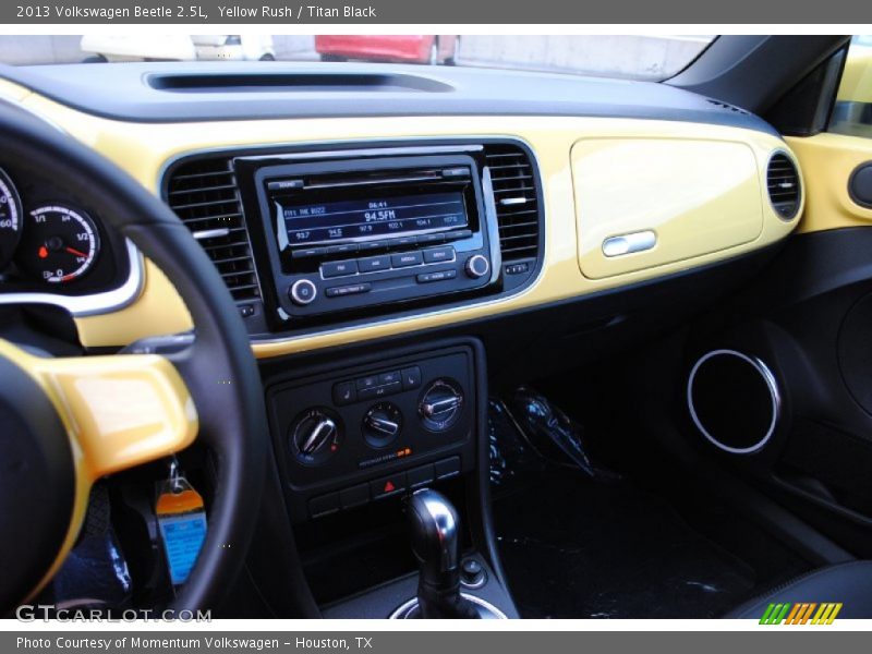 Yellow Rush / Titan Black 2013 Volkswagen Beetle 2.5L