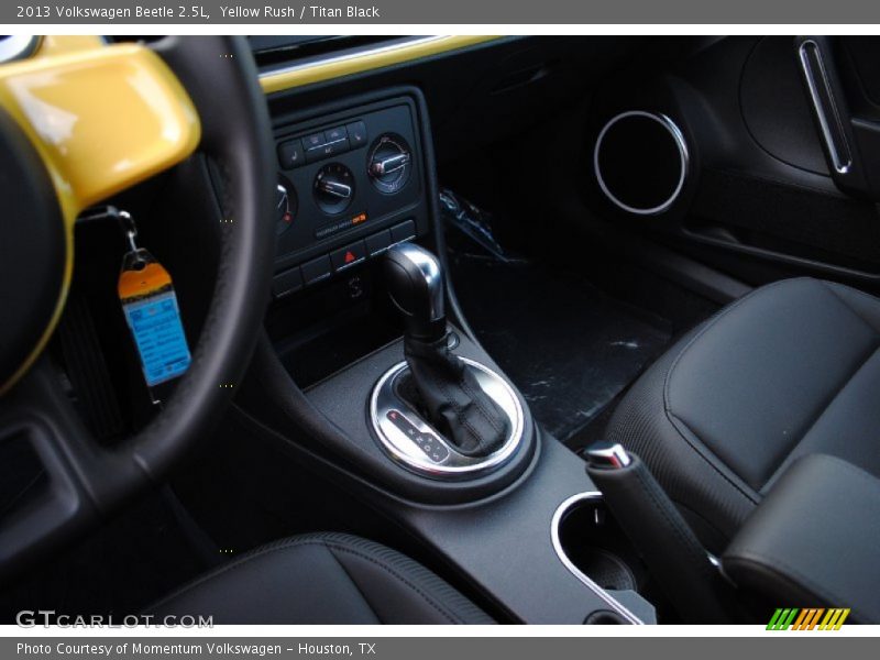 Yellow Rush / Titan Black 2013 Volkswagen Beetle 2.5L