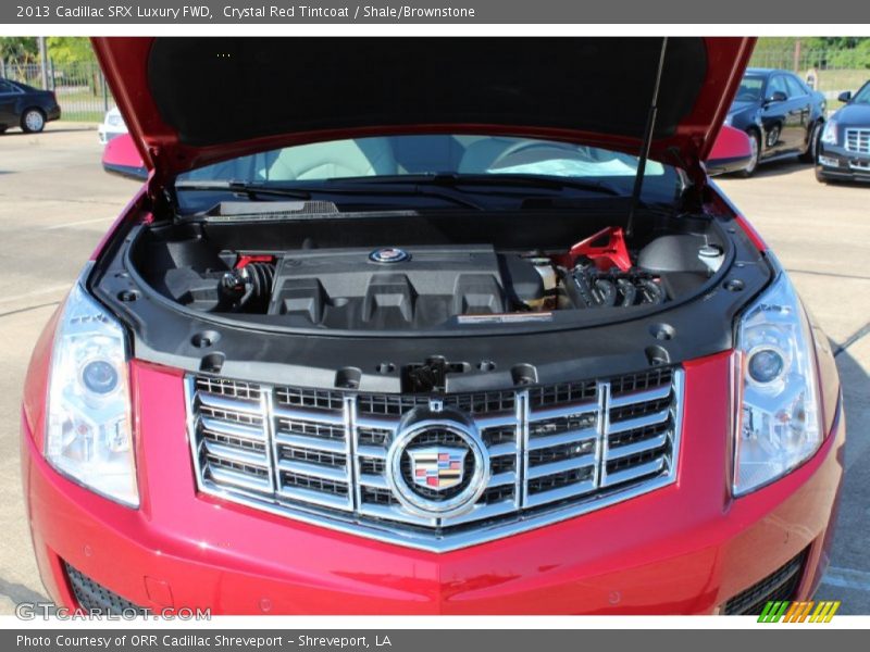 Crystal Red Tintcoat / Shale/Brownstone 2013 Cadillac SRX Luxury FWD