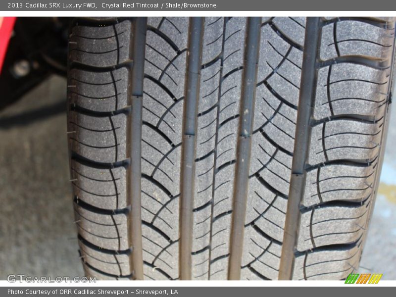 Crystal Red Tintcoat / Shale/Brownstone 2013 Cadillac SRX Luxury FWD