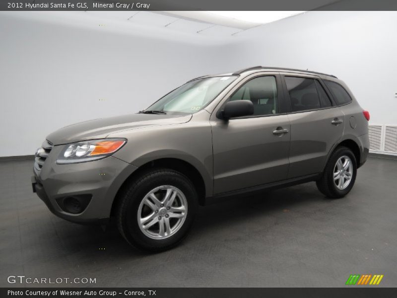 Mineral Gray / Gray 2012 Hyundai Santa Fe GLS