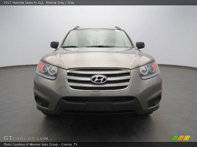 Mineral Gray / Gray 2012 Hyundai Santa Fe GLS
