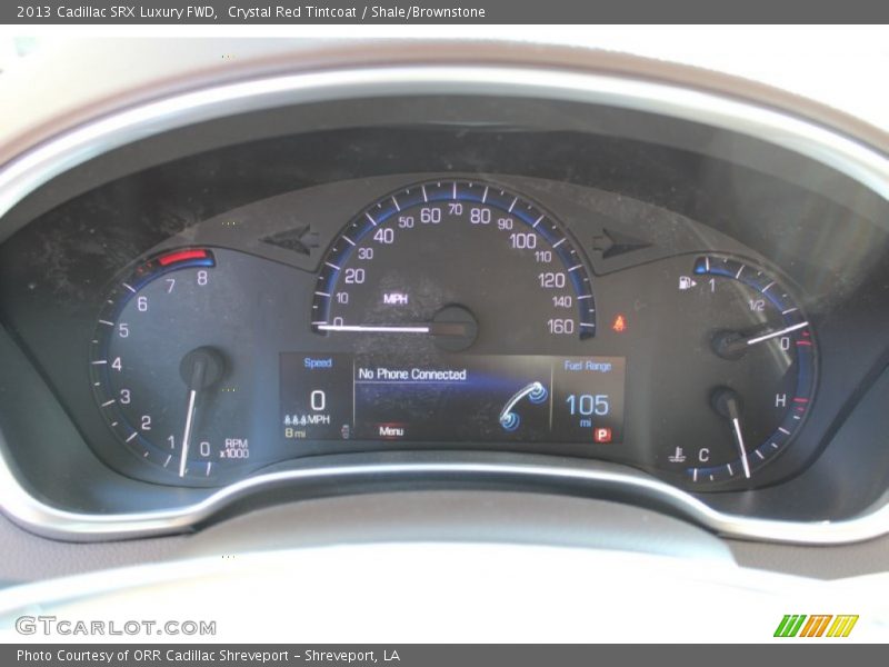 Crystal Red Tintcoat / Shale/Brownstone 2013 Cadillac SRX Luxury FWD