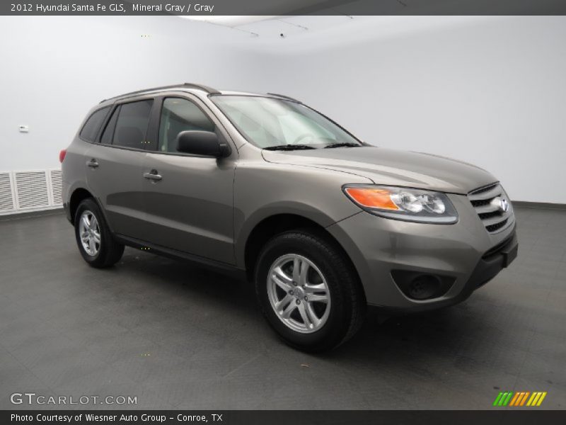 Mineral Gray / Gray 2012 Hyundai Santa Fe GLS