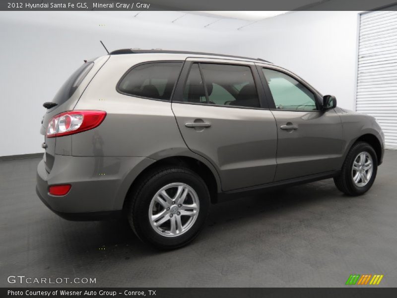 Mineral Gray / Gray 2012 Hyundai Santa Fe GLS
