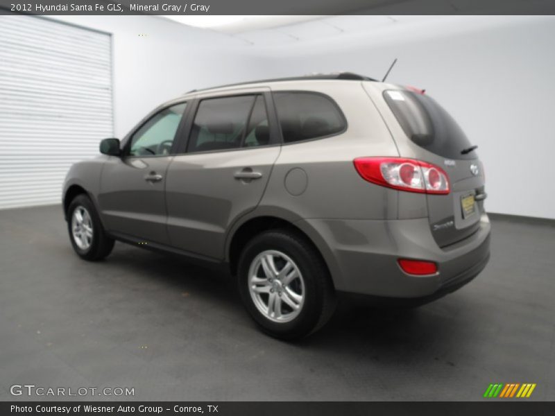 Mineral Gray / Gray 2012 Hyundai Santa Fe GLS