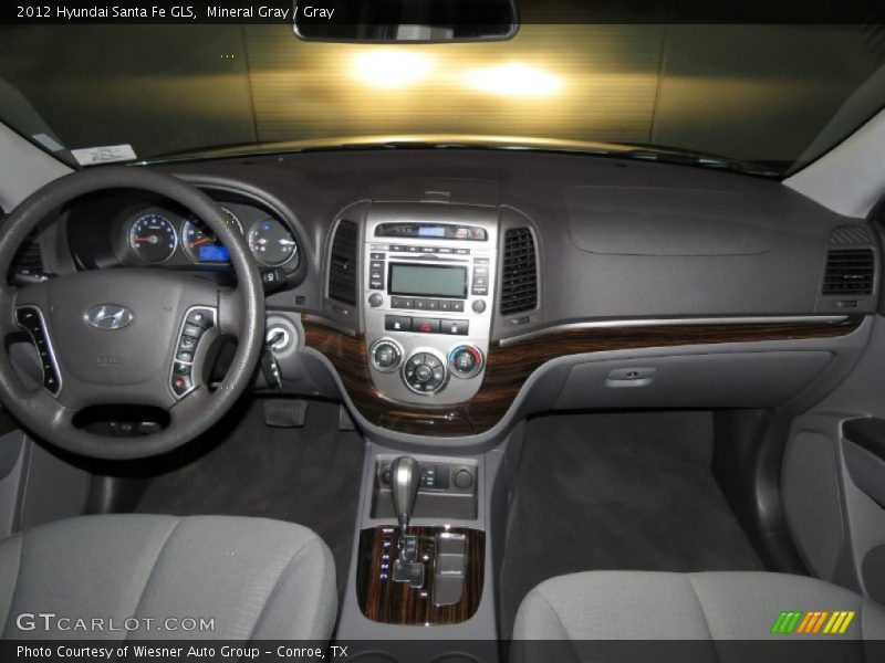 Mineral Gray / Gray 2012 Hyundai Santa Fe GLS