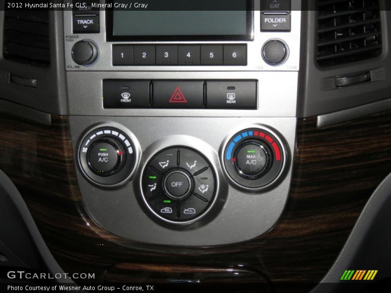 Mineral Gray / Gray 2012 Hyundai Santa Fe GLS