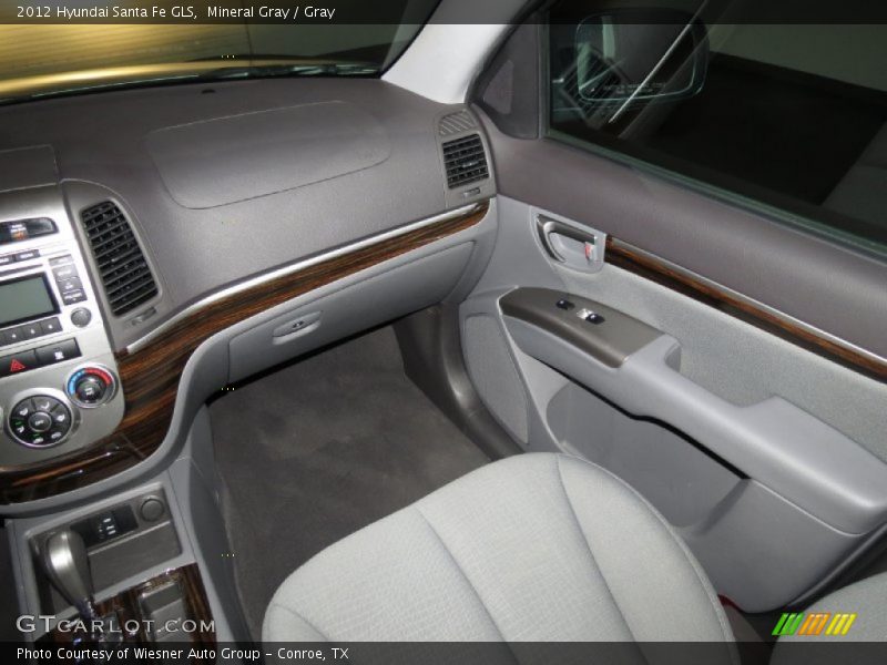 Mineral Gray / Gray 2012 Hyundai Santa Fe GLS