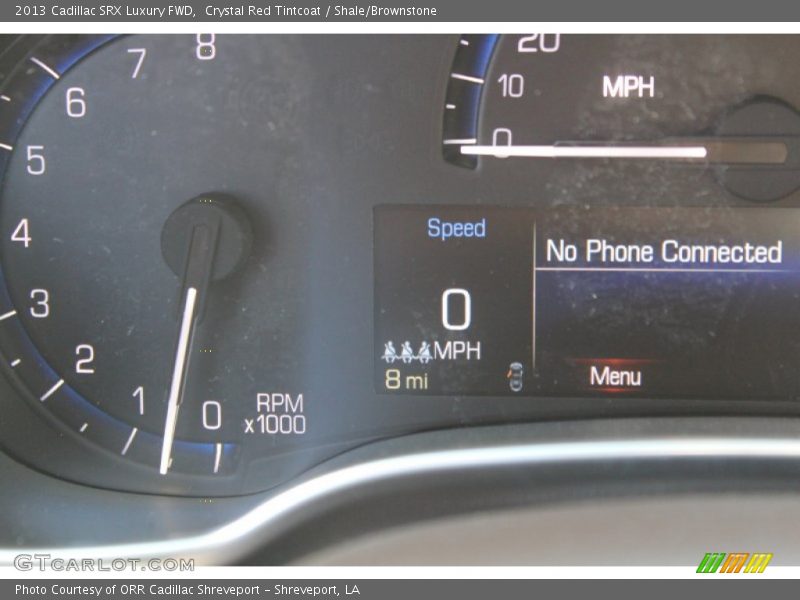 Crystal Red Tintcoat / Shale/Brownstone 2013 Cadillac SRX Luxury FWD